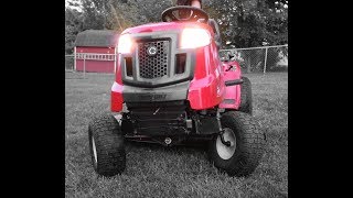 TroyBilt Bronco 17HP Automatic 42in Riding Lawn Mower Review [upl. by Sidoon]