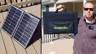 GoldenSol 60w Solar Panel [upl. by Adnirolc]