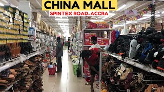 New CHINA MALL Off The Spintex Road In Accra Ghana [upl. by Demetri107]