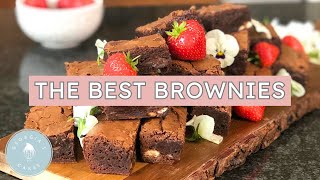 The Best Brownie Recipe EVER  Georgias Cakes [upl. by Wylen]