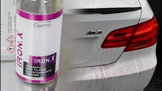 Decontamination Product Series C2  CarPro Iron X [upl. by Ambros536]