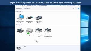 How to Share a Printer on Windows 10 [upl. by Garry]