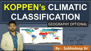 KOPPENs Classification of climate  Geography Optional  UPSC IAS [upl. by Eedolem]