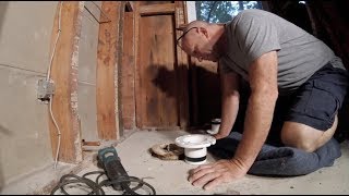 Cast Iron Toilet Flanges Replaced [upl. by Htiel395]