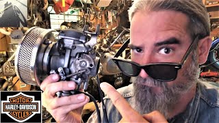 Keihin CV Carburetor ISSUES HOW TO Rebuild For HARLEY Davidson SPORTSTER Chopper [upl. by Settera]