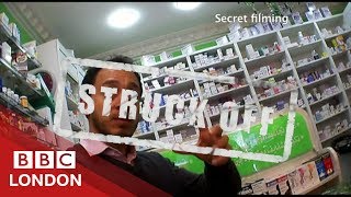 Exposing rouge pharmacies  BBC London [upl. by Nylknarf66]