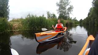 Aqua Marina Tomahawk Kayak River Chelmer [upl. by Assinna]