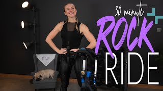 ENERGIZING ROCK RIDE  30 Minute Indoor Cycling Workout [upl. by Jonell629]