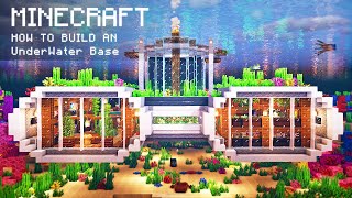 Minecraft How To Build an Underwater Base [upl. by Asiilanna]