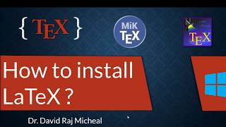 How to install LaTeX in windows MikTeX and TeXstudio [upl. by Viccora]