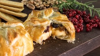 Baked Brie in Puff Pastry Recipe [upl. by Reltuc]