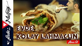 Evde Kolay Lahmacun Nasıl Yapılır  Lahmacun Tarifi  Ardanın Mutfağı [upl. by Inatsed]