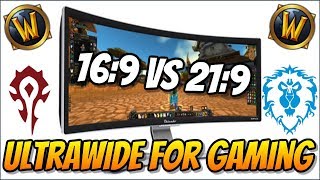 WoW 169 VS 219 The ULTIMATE Gaming Experience  Ultrawide Monitor  World of Warcraft [upl. by Ahsenom22]