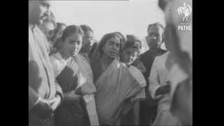 Gandhis Funeral 1948 [upl. by Dnama]