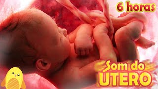 6 HORAS DE SOM DO UTERO ORIGINAL PARA BEBE DORMIR TELA ESCURA  Mimi o passarinho para dormir [upl. by Nebuer]