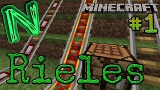 MINECRAFT Rieles funcionamiento y tipos [upl. by Attennot]