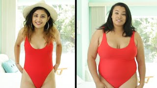 Women Try The Ultimate SizeInclusive Swimsuit [upl. by Oberheim207]