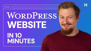 How to Create a WordPress Website in 10 Minutes Using Hostinger [upl. by Arimahs]