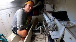 Tech Talk  Watermaker Service How To Filter amp Membrane Replacement Oil Change Sailing Sweet Ruca [upl. by Belloir291]