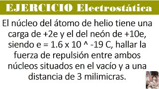 Electrostática Ley de Coulomb [upl. by Tillman536]