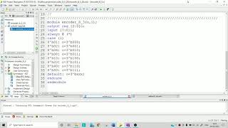 Tutorial 25 Verilog code of 8 to 3 Encoder VLSI  Verilog [upl. by Ennailuj]