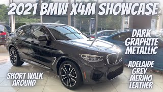 2021 BMW X4M Showcase  Dark Graphite Metallic with Adelaide Grey Merino Leather [upl. by Terhune543]