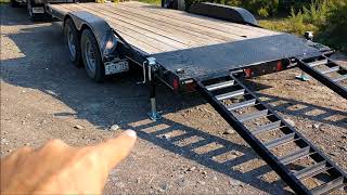 Trailer Project Part 4 trailer jacks [upl. by Lamb]