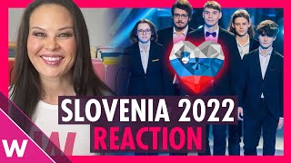 LPS quotDiskoquot REACTION  Slovenia Eurovision 2022 [upl. by Marney]