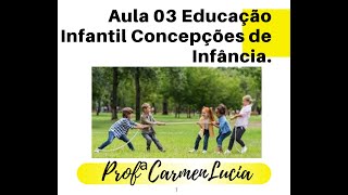 Educação Infantil Concepções de Infância [upl. by Hedva766]