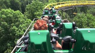 Loch Ness Monster Busch Gardens Virginia HD Version [upl. by Ardnasirk]