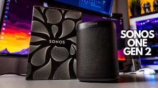 Sonos One Gen 2 Smart Speaker  Unboxing and First Impressions 2021 [upl. by Eninaj]