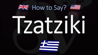 How to Pronounce Tzatziki Sauce CORRECTLY [upl. by Saltzman20]