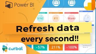 Refresh Power BI every second or minute [upl. by Darsey]