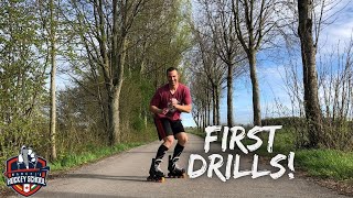 Learn to Inline Skate Part Two First Drills [upl. by Anestassia]