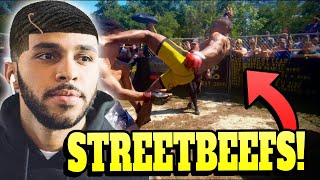 HAMLINZ Reacts to STREETBEEFS [upl. by Nylissej]