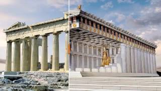 Parthenon Reconstruction  How it Was in Ancient Times [upl. by Quintina]