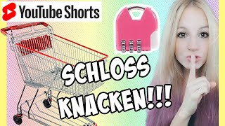 DIY SCHLOSS KNACKEN Life Hack 😎 DIY Viral TikTok Einkaufswagen knacken ohne Chip shorts [upl. by Cirala381]