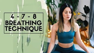 478 breathing technique amp guided practise 🫁 WELL WITH HELS [upl. by Sherri]