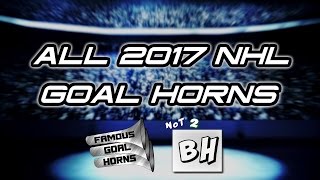 ALL NHL Goal Horns 20162017 [upl. by Ware]