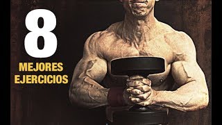 Los 8 Mejores Ejercicios Con Mancuernas ¡TRABAJA CADA MUSCULO [upl. by Kinsman]