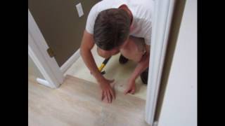 Installing LVP Planks Around Door Jambs [upl. by Mazonson]