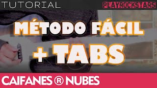 como tocar NUBES en guitarra CAIFANES ⭐️ TUTORIAL  ACORDES  SOLO  RITMO  TABS [upl. by Aneelas]