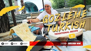 Gozleme Traditional Turkish Recipe [upl. by Daune572]