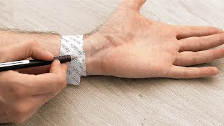 How To MEASURE Your Wrist for a watch [upl. by Range152]