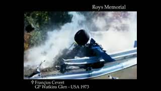 Francois Ceverts Fatal Crash  Watkins Glen 1973 44 Years Ago [upl. by Roxane]