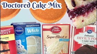 Doctored Cake Mix Tutorial  Baking 101 [upl. by Carce828]