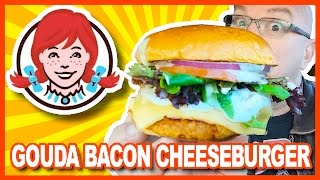 Wendys Gouda Bacon Cheeseburger amp Fondue Fries Review [upl. by Gwenora]