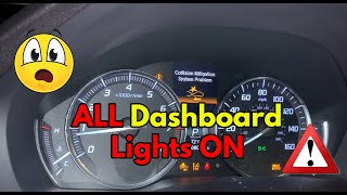 Acura MDX All Warning Lights On 🚨 Heres the FIX Dashboard Lights Resolved [upl. by Gunter]