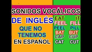 como pronunciar las vocales en ingles [upl. by Dlarej]