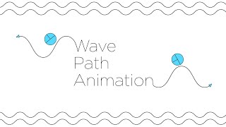 Wave Path animation After Effects tutorial [upl. by Teryl64]